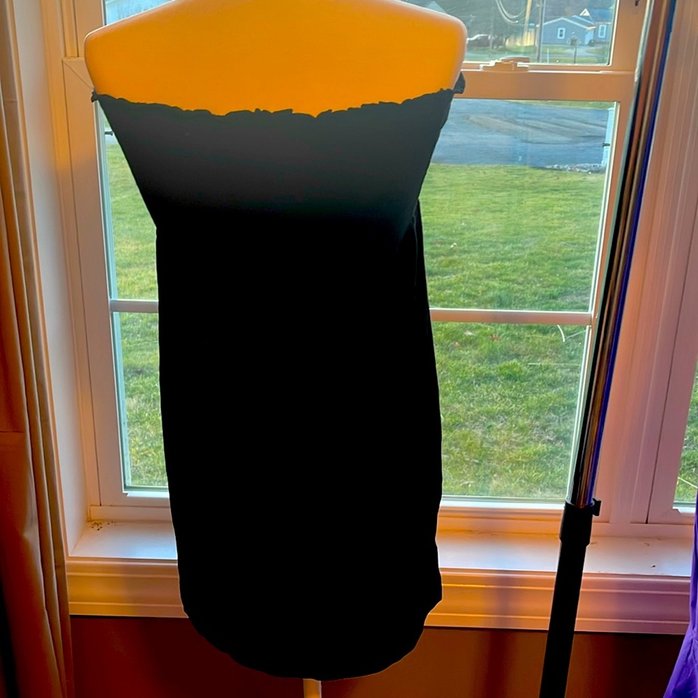 Black bathing suit cover up